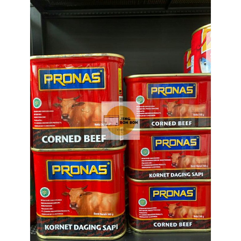 

corned beef pronas / kornet sapi