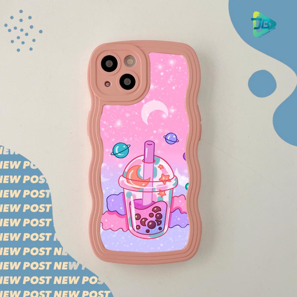 CUSTOM SOFTCASE SILIKON GELOMBANG WAVY CUSTOM MIXX IPHONE 6 6+ 7 8 SE 2020 7+ 8+ X XS XR XS MAX 11 12 13 14 PRO MAX 14 MAX JB8844