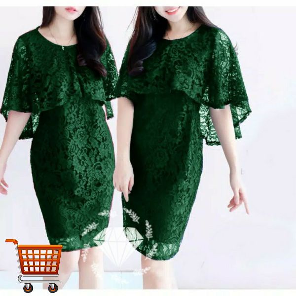 Real Mini Dress Lexia size M - L - XL - 2XL - 3XL 9w | Mini Dress Midi Dress Pesta | Party Dress Bru