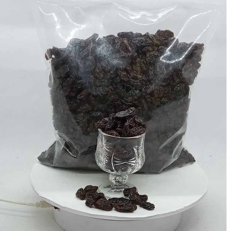 Kismis Hitam manis //BLACK RAISIN 1KG//oleh oleh haji umroh (exp 2024)