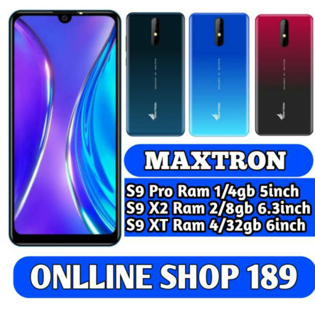 Maxtron S9 Xt Ram 4 32gb Garansi Resmi Shopee Indonesia