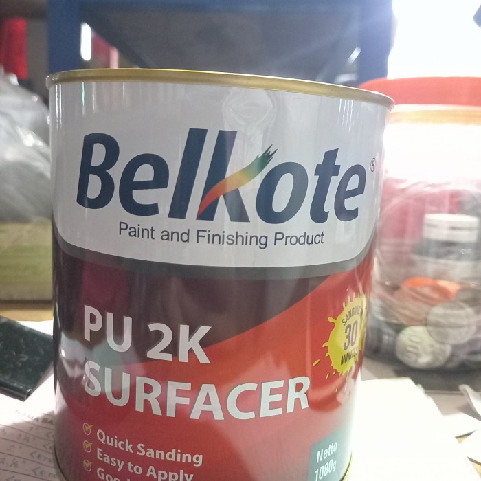 Jual Epoxy Primer Pu Belkote K Surfacer Abu Abu Grey Kg Shopee Indonesia