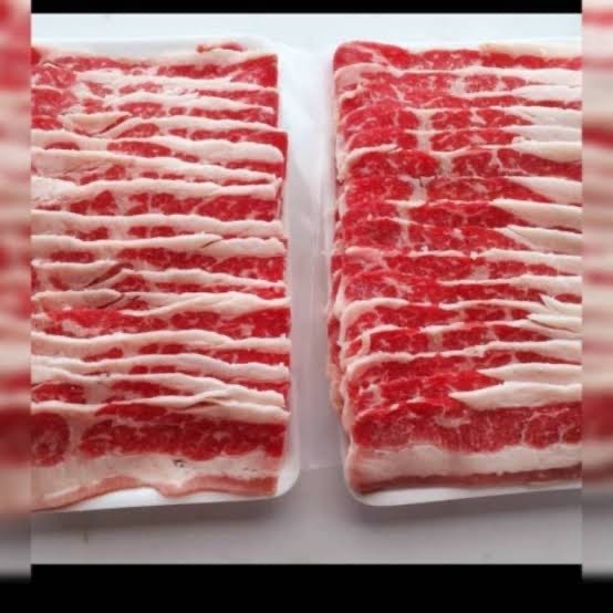 Daging Slice Yoshinoya Yakiniku Shabu 500gr - US Beef Slice - Shortplate Slice