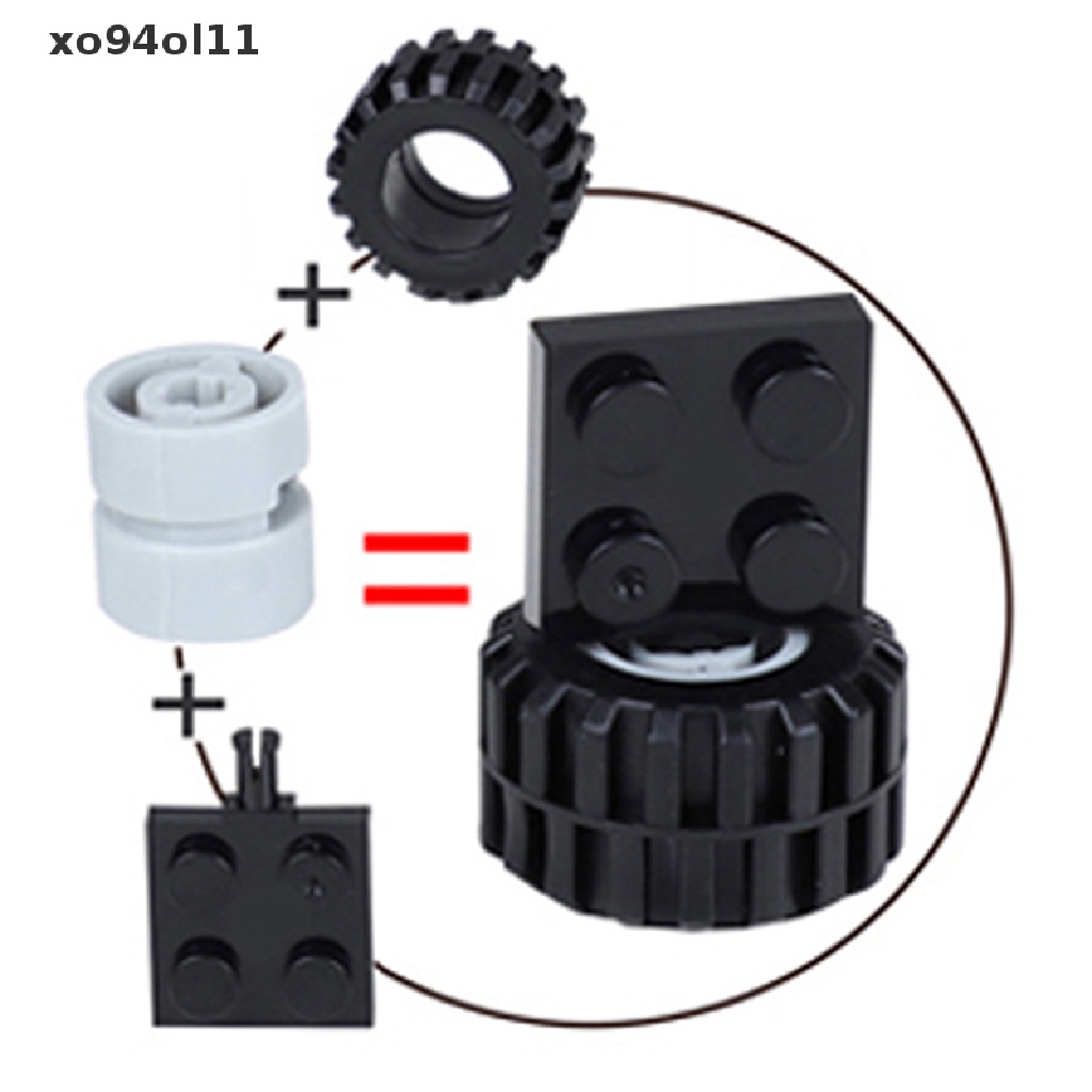 Xo 48PCS MOC Mainan Balok Bangunsusun Model Lego Bentuk Ban Untuk Anak OL