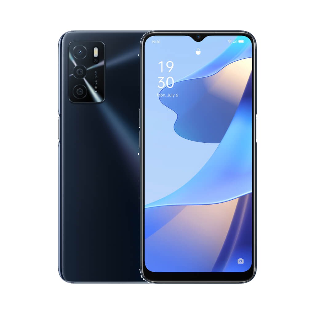 OPPO A16 3/32G, 5000mAh, Kecepatan Penyegaran 60Hz, AI Face Unlock, Sensor Sidik Jari,Garansi Resmi HP OPPO A16 RAM 3/4GB ROM 32/64GB 100% Ori Bisa COD Cicilan Kredit Gratis Ongkir-A16 black 3/32GB