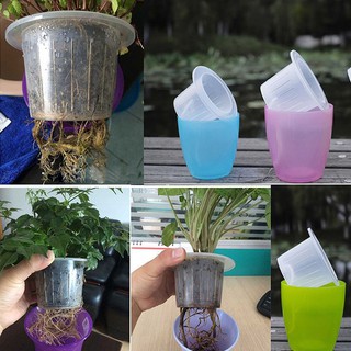  Pot  Bunga  Transparan  Self Watering Shopee Indonesia