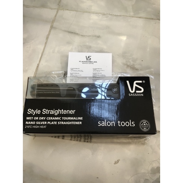 vidal sassoon wet/dry ceramic tourmaline straightener VS27BP vidal sassoon VS27BP