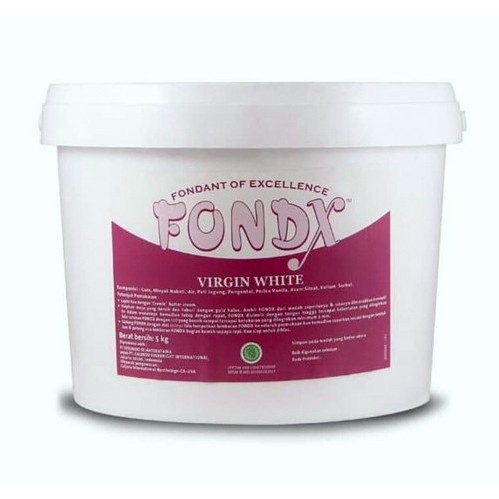 

Fondx Fondant Icing Virgin White 1 Kg - Fondex 1Kg