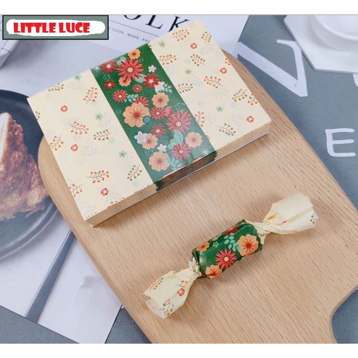 

KERTAS BUNGKUS PERMEN/ COKLAT/ NOUGAT - BLOOMING