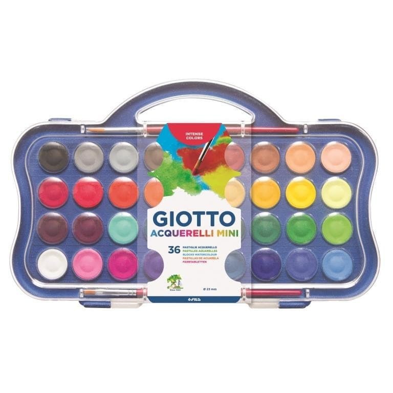 

Giotto Mini Watercolor Blocks 36 Colors 23mm