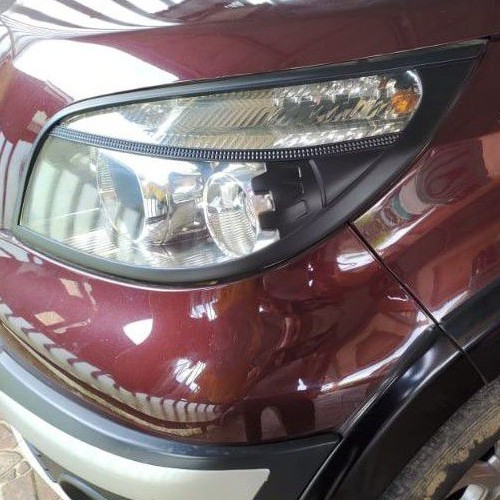 garnish garnis DEPAN BELAKANG cover lampu TOYOTA Rush / ULTIMO / Terios adventure  2007 2008 2009 2010 2011 2012 2013 2014 2015 2016 2017 HITAM DAN CHROME crome