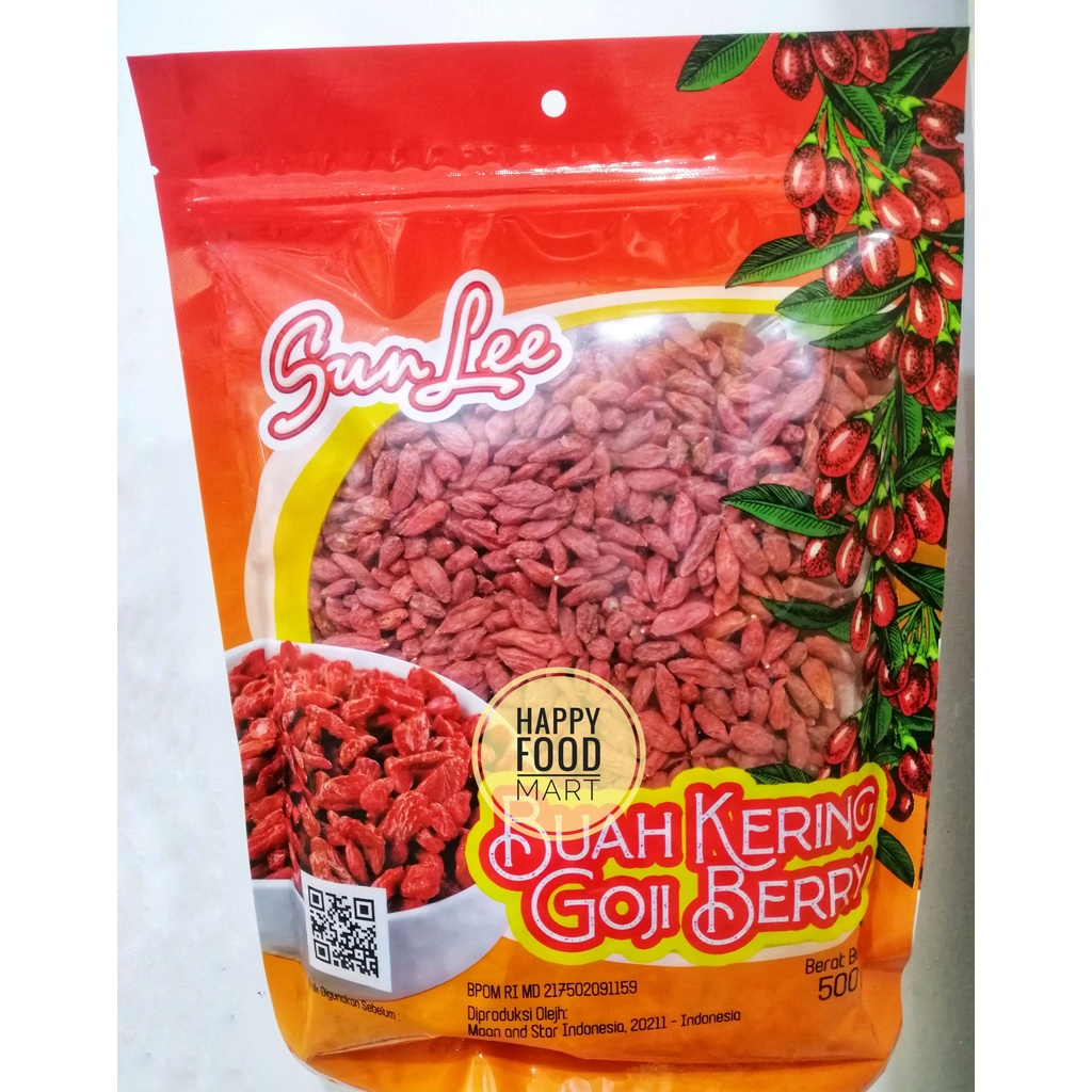 

[DISKON] SUN LEE GOJIBERRY 500 GRAM/KICHE/SUNLEE GOJI BERRY/KICIE IMPORT/GOU QI/JIU JI/KICE WANG/KICI