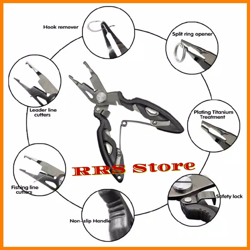 TANG PANCING Pelepas dan pemasang Kail Stainless Fishing TANG MANCING SPLIT RING/CUTTING LINE