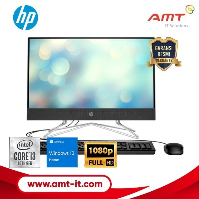 HP PC 22-dd0117d AIO i3-1005G1 4G 1TB FHD 21.5" DVDRW W10 (140J5AA)