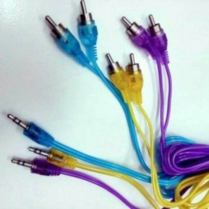 KABEL JACK AUDIO RCA 2-1