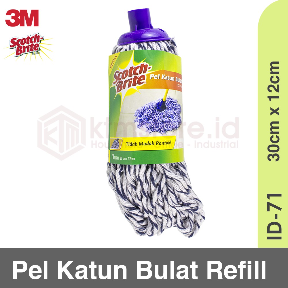 Ktmstore 3M Scotch-Brite Pel Katun Bulat Refill ID-71