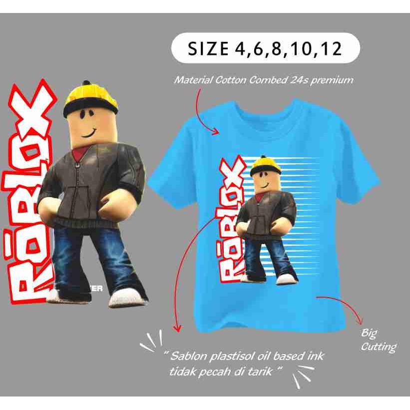 Ammigoz Kaos Anak Roblox-L.Blue
