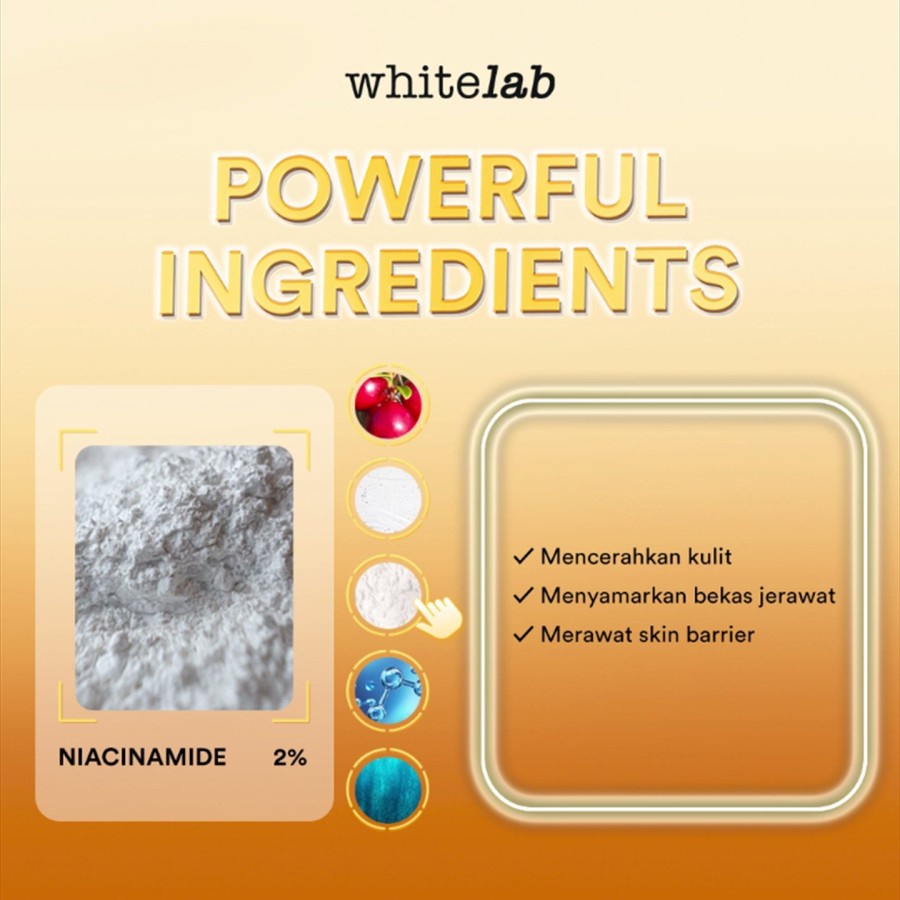 Whitelab Paket Wajah &amp; A-Dose+ Glowing Serum (FREE POUCH)