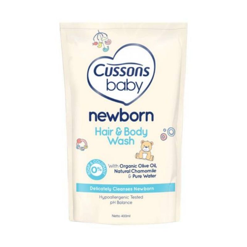 Cussons Baby Newborn Hair &amp; Body Wash Refill 400 ml