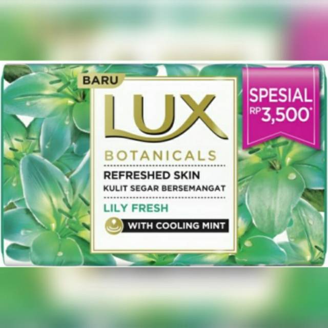 Lux sabun mandi batang Lily fresh 80gr