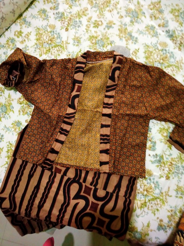 Best Seller Gamis Bolero Genes Ori By Batiek Solo / Gamis Batik Cardi Lepasan Katun Halus Etnik