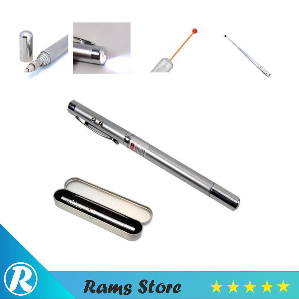 

Laser Pointer Box Premium Presentasi 5 in 1 Pulpen Pen Exclusive Pena