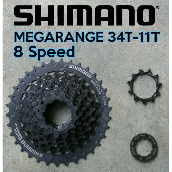 sprocket shimano 8 speed megarange