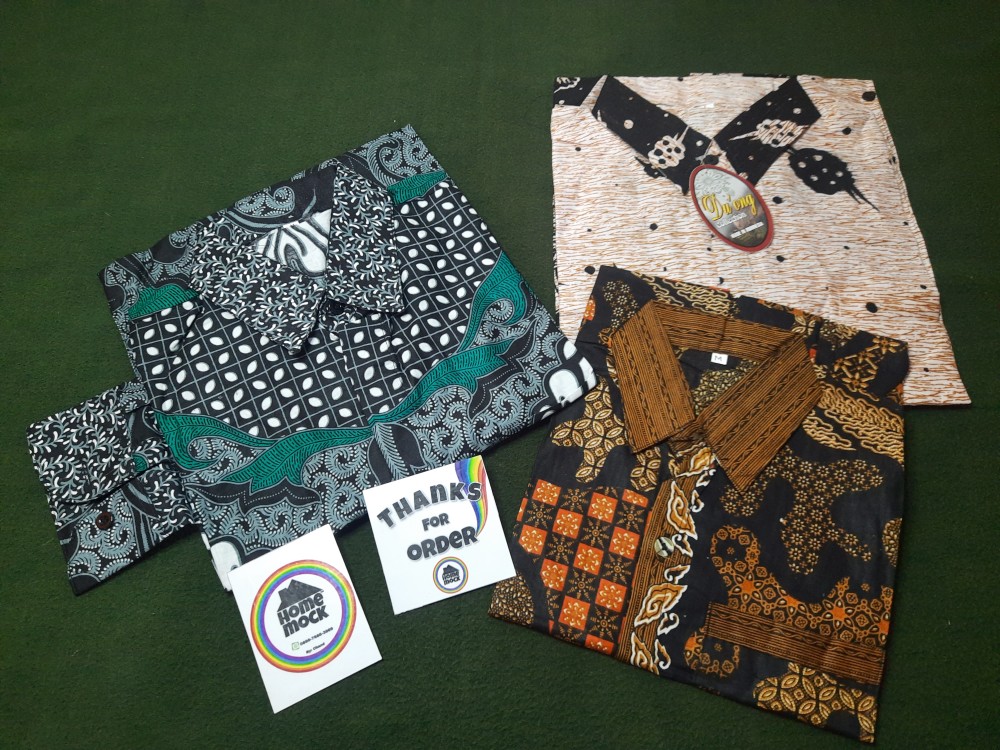 Batik Couple Keluarga Sania Ruffle Ori Ndoro Jowi Dnt Motif Sekar Jagad