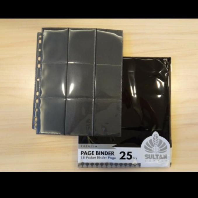

Office & Stationery | Document Organizer | 18Pocket Page Binder Sultan Premium For Mtg Pokemon Kpop Isi 25 Black | Best Seller