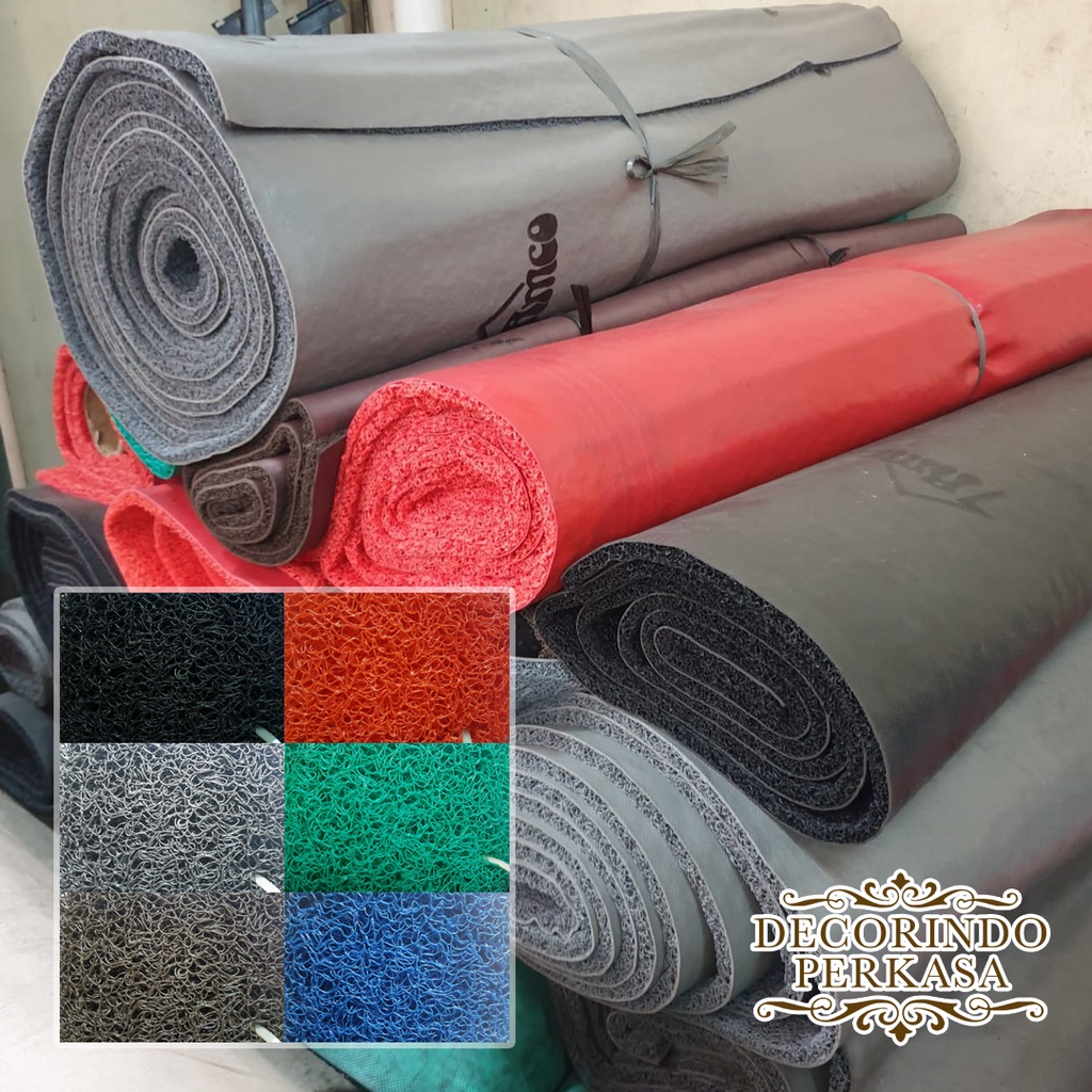 Keset Karpet Bihun Mie Perangkap Debu Meteran Super Tebal 18mm