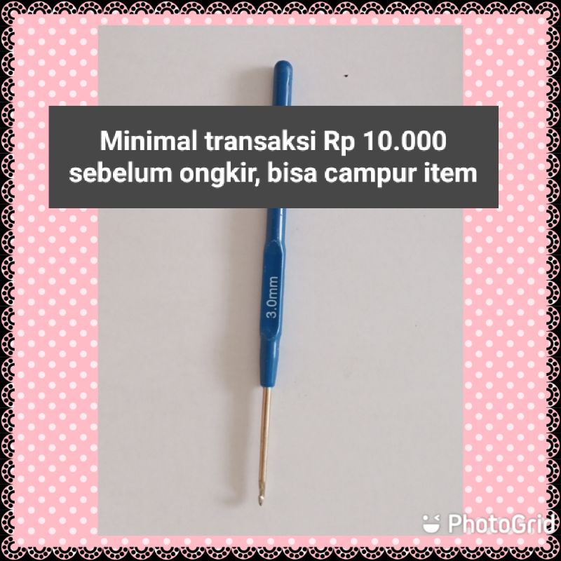 Hakpen Jarum Rajut Gagang Plastik Ukuran 3mm