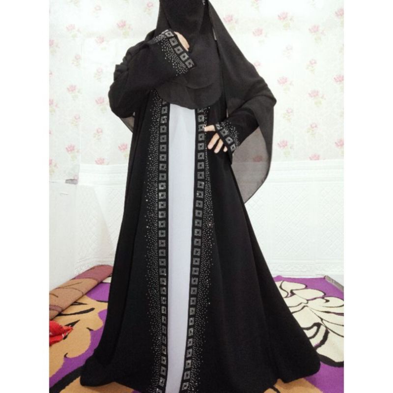 abaya syari iedseries kode02 abaya saudi gamis saudi abaya turki jubah masturoh