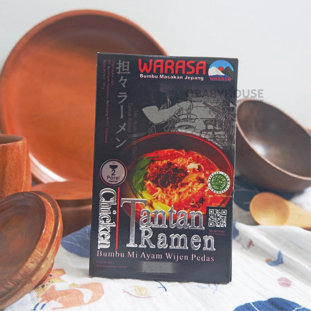 Warasa Tantan Ramen / Bumbu Mi Ayam Wijen Pedas 60 gr