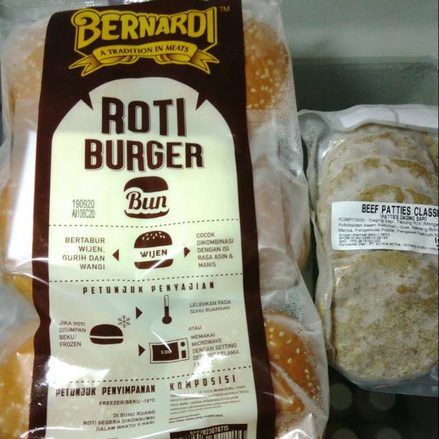 

Paket Roti Burger + Patties