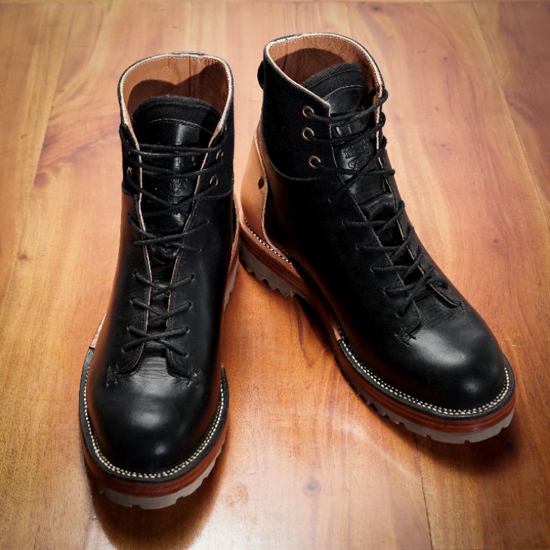 GR.Company - Avigal Black | Sepatu Boot Pria
