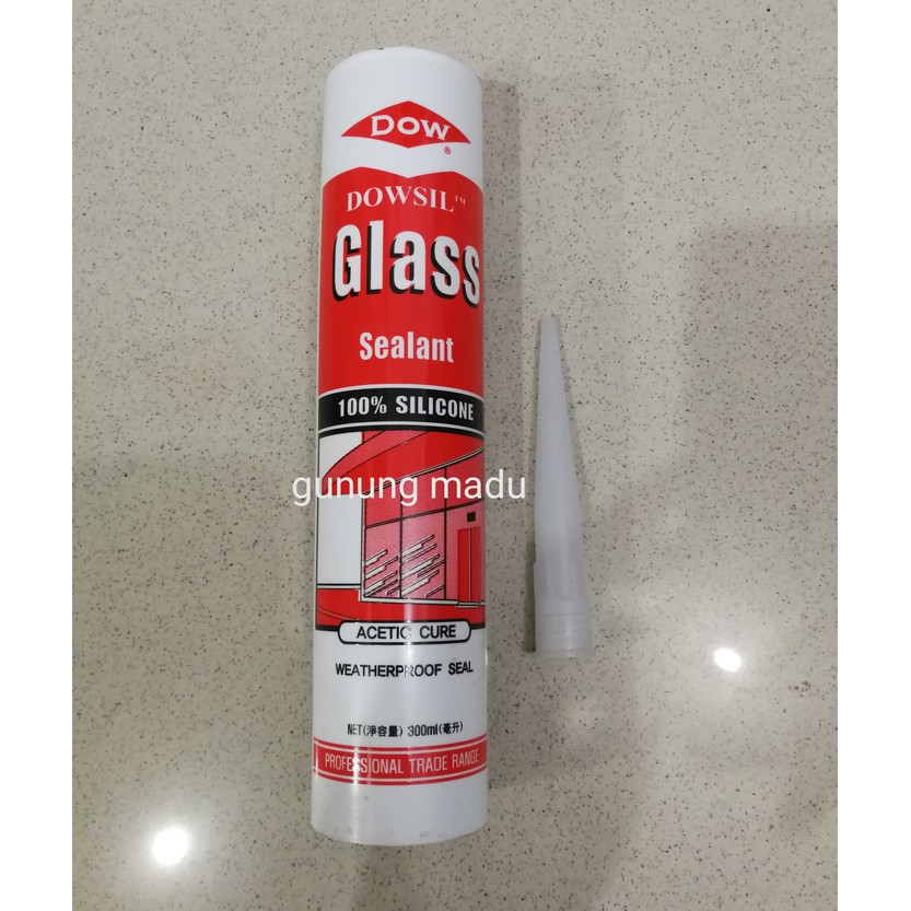 

Lem Kaca Aquarium Dow Corning Clear / Lem Silicone Sealant