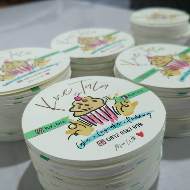 

1000 PCS / PREMIUM QUALITY STIKER CROMO BULAT DAN KOTAK
