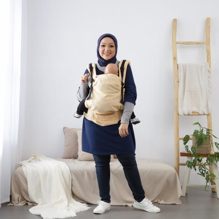 Optima Nana Baby Carrier SSC Pastel Tenun Gendongan Bayi M Shape