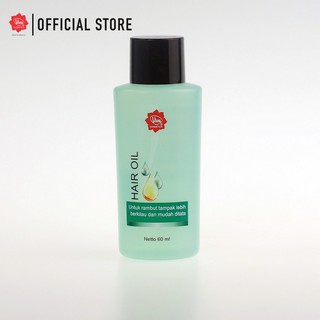 Viva Minyak Rambut Hair Oil Hijau / Urang Aring 60ml BPOM Halal (KIM)