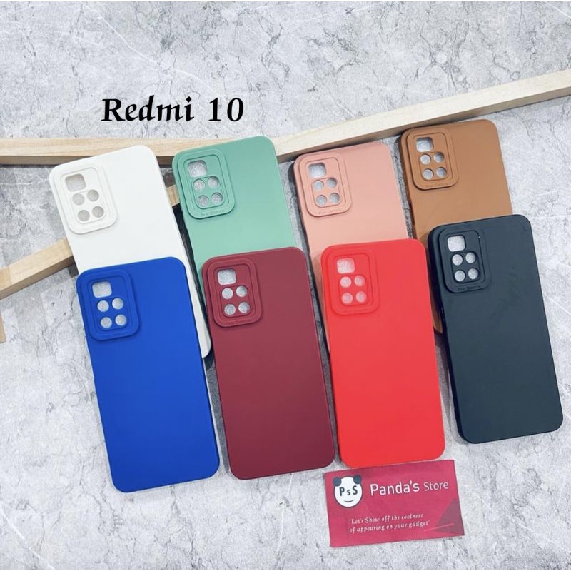 Softcase Pro Camera Redmi 10 / Redmi 10 2022 Candy Case Full Color 3D Silikon TPU