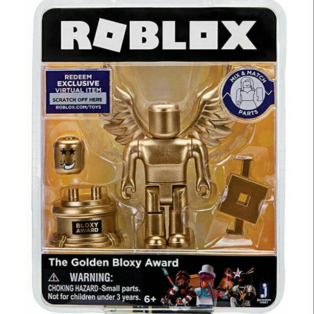 Roblox The Golden Bloxy Award Original Action Figure Shopee - official roblox golden logo roblox