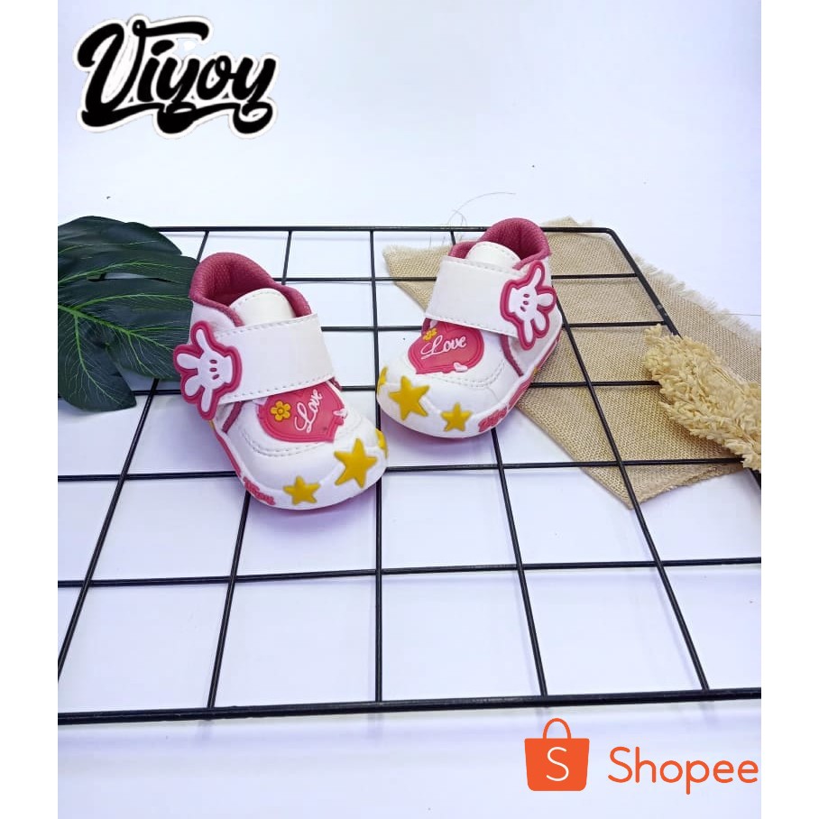 Sepatu anak Sneaker Lucu Sepatu anak Perempuan PLATERAN BUNGA Terbaru 1 - 3 thn