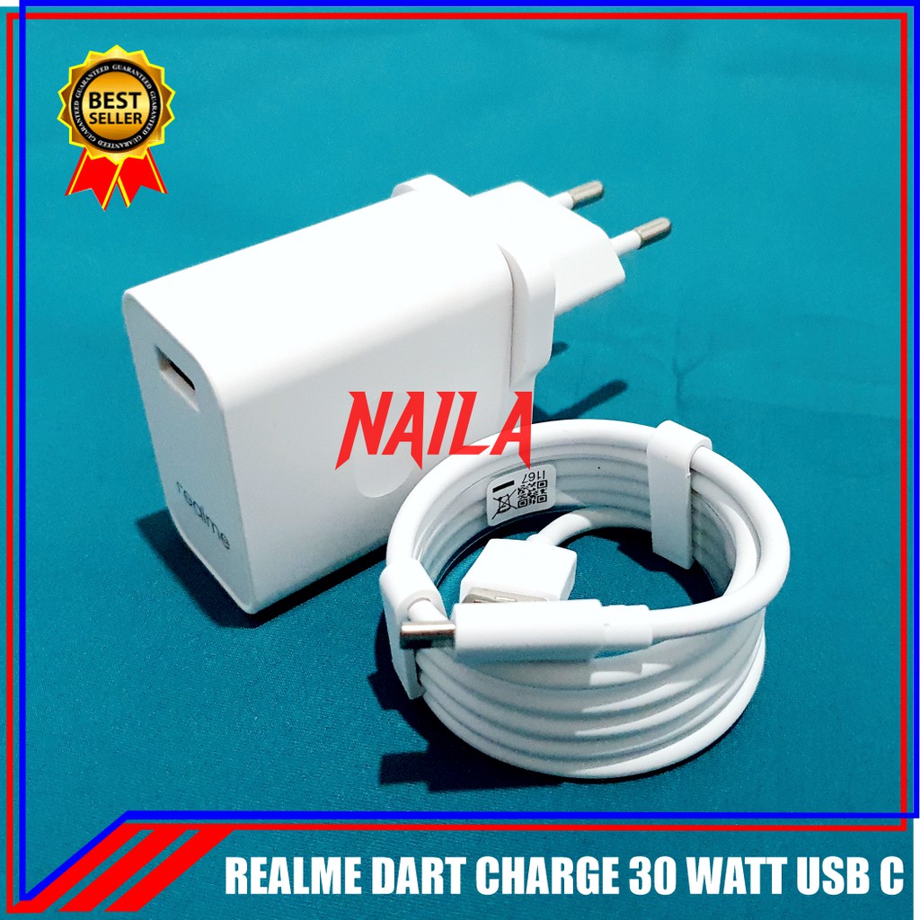 Charger Realme 7 Realme 6 Realme 6 Pro ORIGINAL 100% USB C 30 Watt