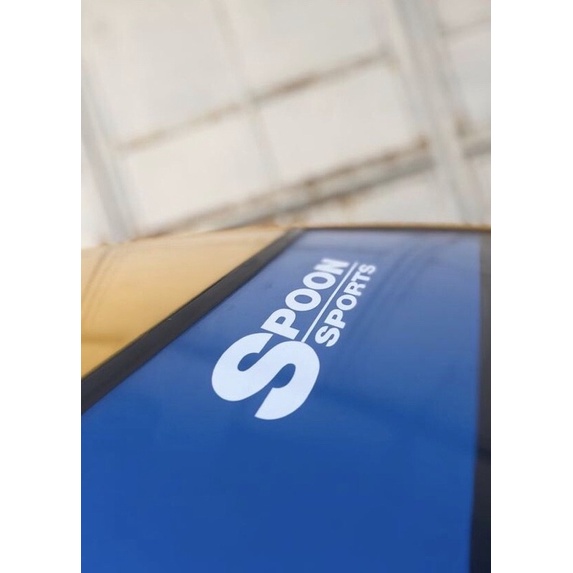 Sticker Kaca Depan Banner Winshield Spoon Sports