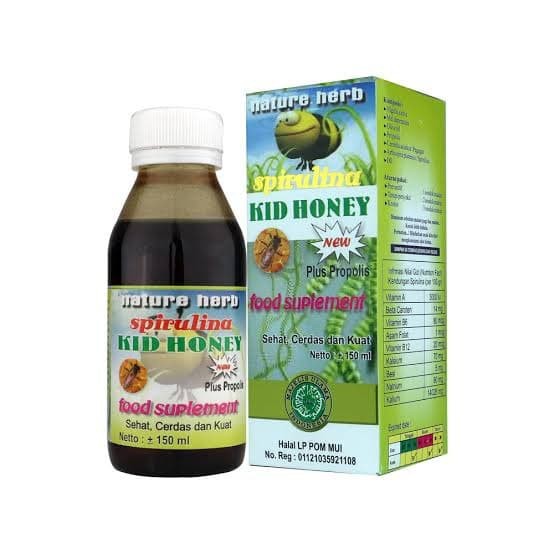 

MADU ANAK KIDS HONEY SPIRULINA - Nutrisi Anak Spirulina Kids - Kid's Honey plus Propolis