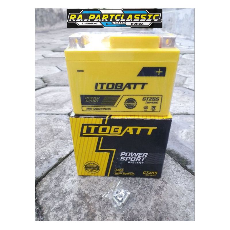 ACCUE AKI KERING ITOBATT GTZ5S BEAT MIO VARIO