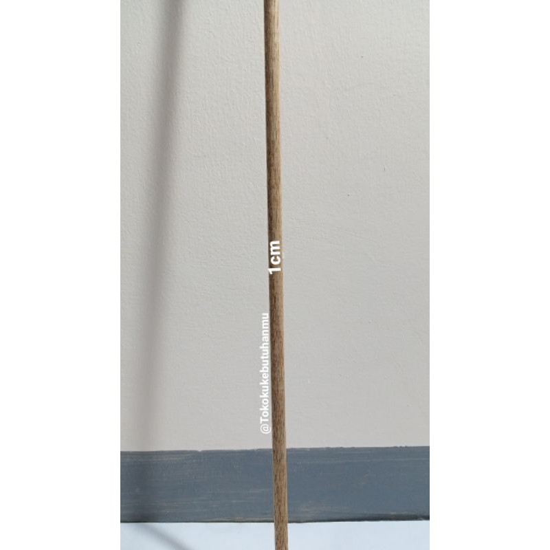 dowel kayu ukuran 1/1,5 cm kayu stik dowel bagus murah panjang 25cm