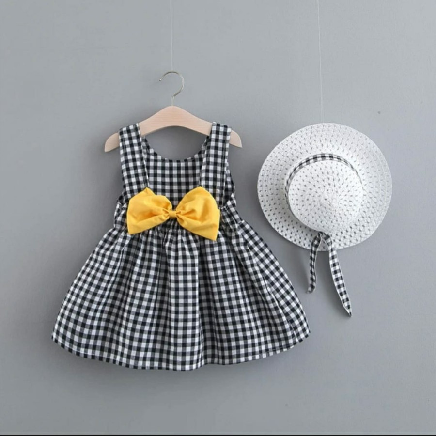 DRESS ANAK PEREMPUAN MURAH KOTAK ANAK SQUARE UMUR 2-3 TAHUN