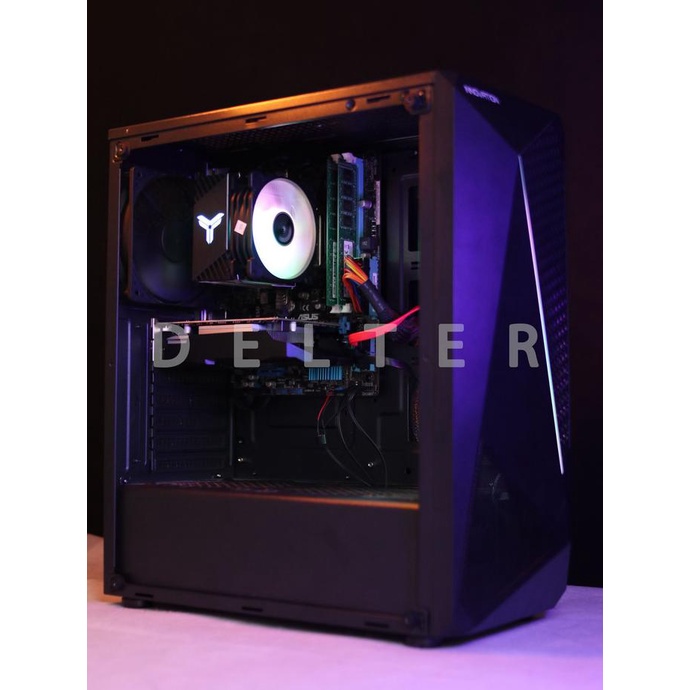 PC RAKITAN GAMING DESIGN | I3-2120 | GT1030 | 4GB | SSD 120GB | LITE DFG64651E