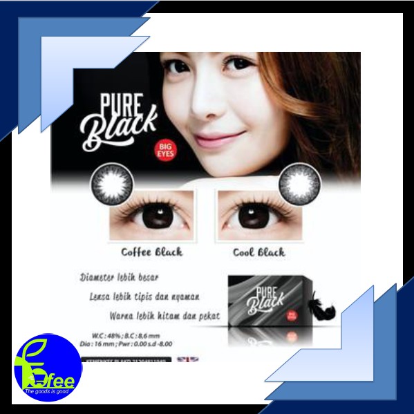 [IMPORT] - Softlens LC Pure Black BIG 16MM Kode SLC16